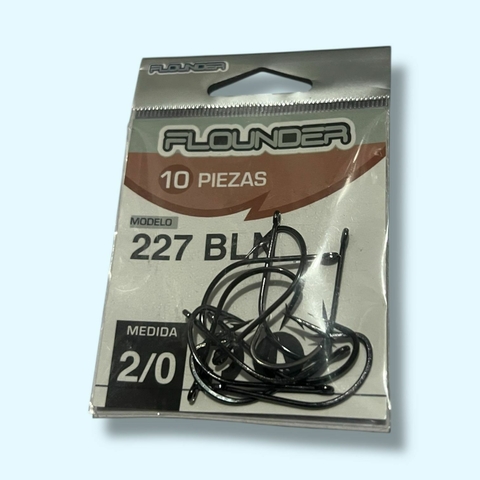 Anzuelo Niquelado Flounder 227 BLN - Para pejerrey - Pack x 10 - 2/0 - comprar online