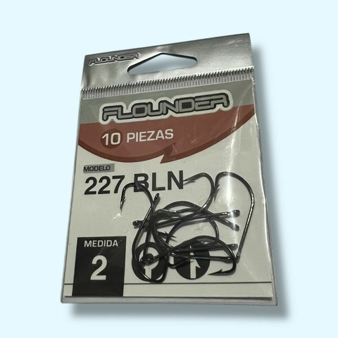 Anzuelo Niquelado Flounder 227 BLN - Para pejerrey - Pack x 10 - 2 - comprar online