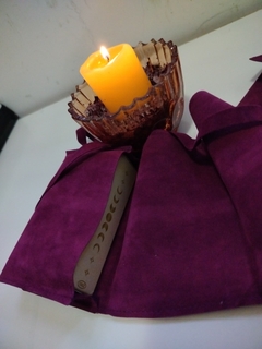 Bolsa de Armazenamento para Cartas de Tarô em Veludo - Empório Tríade Mística