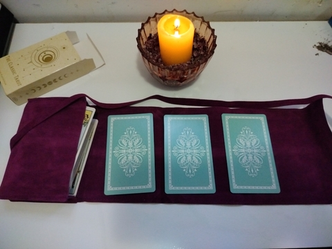 Bolsa de Armazenamento para Cartas de Tarô em Veludo