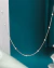 CORDÃO DE PRATA VENEZIANO V15 COM BOLINHAS - comprar online