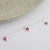 PULSEIRA DE PRATA ZIRCÔNIAS CORAÇÕES ROSA PINK na internet