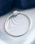 PULSEIRA DE PRATA PANDORA CILINDRO COM ZIRCÔNIAS 16CM na internet