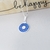 PINGENTE DE PRATA SOL RESINADO AZUL 1,4CM - comprar online