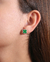 BRINCO DE PRATA VAN CLEEF VERDE ESMERALDA 11MM - comprar online