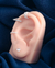 PIERCING DE PRATA HÉLIX TRIÂNGULO CRAVEJADO - comprar online