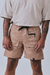 Shorts Cargo Tactel Pesado Work Bege