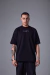 Camiseta Oversized DAWN BASE - Malha Madri PRETA - comprar online