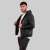 Campera de Cuero con Capucha Negra 06 - tienda online