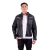 Campera de Cuero Negra con Tiza 04