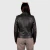Campera de Cuero Negra Kor en internet