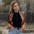 Campera de Cuero Suela con Negro Lorena
