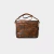 Morral de Cuero Marrón Veteado - comprar online