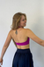 Top Fer Gaia Fucsia Frente única Nakay - Dafer Fitness