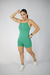 Macacão Curto Fun Sálvia Verde costas abertas - comprar online