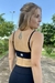 Top Dream Preto franzido alça - comprar online