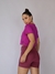 Cropped Manga Basic Fucsia Gaia - comprar online