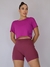 Cropped Manga Basic Fucsia Gaia na internet