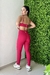 Calça Manu Rosa Amorinha Cós transpassado - Dafer Fitness
