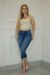 Calça Jeans Cropped Feminina modeladora 360°
