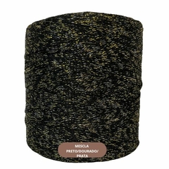 Fio Náutico Premium MALHAFIO MESCLADO LUREX-5mm-100% poliéster-500g-Aprox. 300mts - comprar online