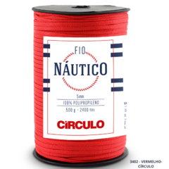 Fio Náutico-CÍRCULO-5mm-2400 TEX-100% Polipropileno-208m- 500g - Ateliê Ma Nucci