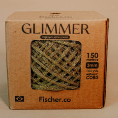 Glimmer-FISCHER-Cordão Metalizado - 3mm-150m - comprar online