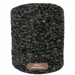 Fio Náutico Premium MALHAFIO MESCLADO LUREX-5mm-100% poliéster-500g-Aprox. 300mts