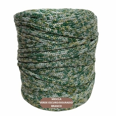 Fio Náutico Premium MALHAFIO MESCLADO LUREX-5mm-100% poliéster-500g-Aprox. 300mts - comprar online
