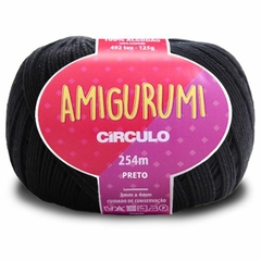 Fio de Amigurumi-CÍRCULO-2,5mm-100% algodão-254m e 125 gramas