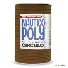 Fio Náutico POLY-CÍRCULO-5mm-2812,1 tex-100% POLIÉSTER-182m- 500g