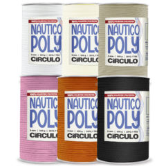 Fio Náutico POLY-CÍRCULO-5mm-2812,1 tex-100% POLIÉSTER-182m- 500g