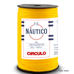 Fio Náutico-CÍRCULO-5mm-2400 TEX-100% Polipropileno-208m- 500g - comprar online
