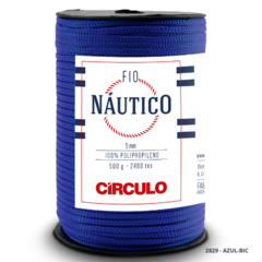Fio Náutico-CÍRCULO-5mm-2400 TEX-100% Polipropileno-208m- 500g