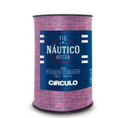 Imagem do Fio Náutico Brilho-CÍRCULO-5mm-3336 TEX-75% polipropileno e 25% fibra metalizada-150 m-500g