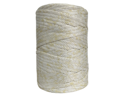 Fio Náutico Premium GOLD-MALHAFIO-5mm-100% poliéster-500g-Aprox. 150mts - loja online