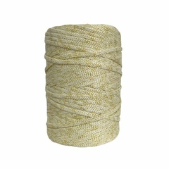Fio Náutico Premium GOLD-MALHAFIO-5mm-100% poliéster-500g-Aprox. 150mts - Ateliê Ma Nucci