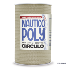 Fio Náutico POLY-CÍRCULO-5mm-2812,1 tex-100% POLIÉSTER-182m- 500g - Ateliê Ma Nucci