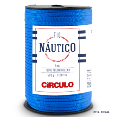 Imagem do Fio Náutico-CÍRCULO-5mm-2400 TEX-100% Polipropileno-208m- 500g
