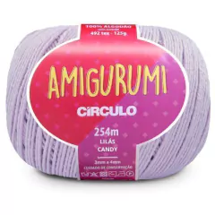 Imagem do Fio de Amigurumi-CÍRCULO-2,5mm-100% algodão-254m e 125 gramas