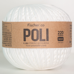 Fio POLI 3mm-FISCHER-100% Poliéster (220metros) - Ateliê Ma Nucci