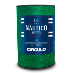 Fio Náutico Brilho-CÍRCULO-5mm-3336 TEX-75% polipropileno e 25% fibra metalizada-150 m-500g - Ateliê Ma Nucci