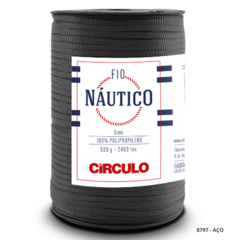 Fio Náutico-CÍRCULO-5mm-2400 TEX-100% Polipropileno-208m- 500g - Ateliê Ma Nucci