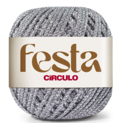 Fio Festa-CÍRCULO- 1,75 Nm. 571 tex-60% poliamida e 40% poliester - Ateliê Ma Nucci