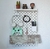 Pegboard Painel Organizador Setup Home Office 56x36cm Branco na internet