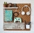 Pegboard Painel Organizador Setup Home Office 56x56cm MARROM - comprar online