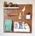 Painel Pegboard Geek Estudo & Organização 56x56cm MARROM - comprar online