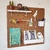 Painel Pegboard Geek Estudo & Organização 56x56cm MARROM - KAIGÊ