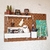 Painel Pegboard Organizador Aesthetic Horizontal Marrom