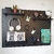 Painel para Organização Pegboard Setup/Estudos/Ateliê 76x56cm Preto - KAIGÊ